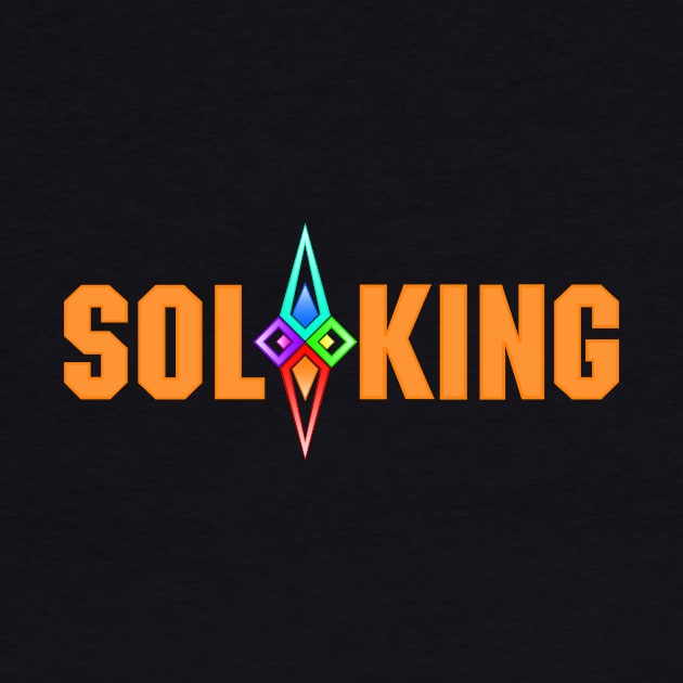 SOL KING LOGO - ORANGE TEXT by XanderTheDragon